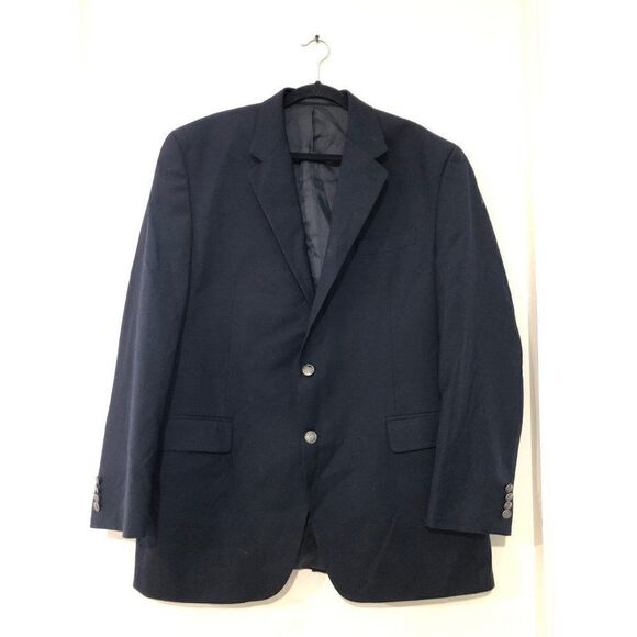Michael Kors Blazer Sport Coat Metal Buttons Mens L - Picture 1 of 5